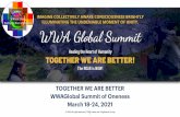 TOGETHER WE ARE BETTER WWAGlobal Summit of Oneness …
