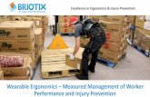 Wearable Ergonomics Measured Management of Worker ...