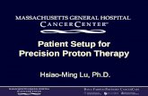 Patient Setup for Precision Proton Therapy
