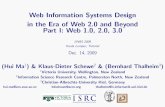 Web Information Systems Design in the Era of Web 2.0 and ...
