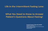 Life in the Intermittent Fasting Lane: What You Need to ...