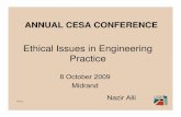 Ethical Issues in Engineering Practice - CESA