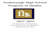 Foxborough High School Program of Studies