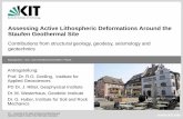 Assessing Active Lithospheric Deformations Around the ...