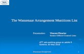 The Wassenaar Arrangement Munitions List