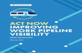 ACT NOW IMPROVING WORK PIPELINE VISIBILITY