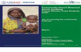 Community-based Maternal Death Auditing