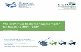 The draft river basin management plan for Scotland 2021 - 2027