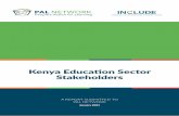 Kenya Education Sector Stakeholders