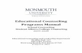 Educational Counseling Programs Manual