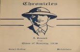 1936 (January) Girard College Yearbook: Chronicles