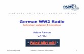 German WW2 Radio - AB4OJ