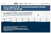 CLIMATE INNOVATION CENTRES - infoDev