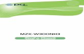 MZK-W300NH3 Manual V1.1