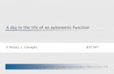 A day in the life of an autonomic function