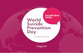 Let’s talk about World Suicide Prevention Day