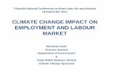 CLIMATE CHANGE IMPACT ON EMPLOYMENT AND LABOUR …
