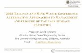 2018 TAILINGS AND MINE WASTE ONFERENCE LTERNATIVE ...
