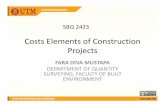 Costs Elements of Construction Projects