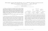 Design and Modelling of a 6kW Grid-Connected Photovoltaic ...