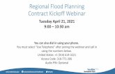 Regional Flood Planning Contract Kickoff Webinar