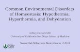 Common Environmental Disorders of Homeostasis: Hypothermia ...