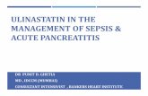 ULINASTATIN IN THE MANAGEMENT OF SEPSIS & ACUTE …