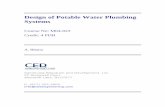 Design of Potable Water Plumbing Systems - CED Engineering