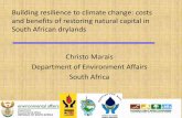 Building resilience to climate change: costs and benefits ...