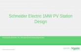 Schneider Electric 1MW PV Station Design