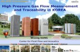 High Pressure Gas Flow Measurement and Traceability in KOREA