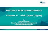 PROJECT RISK MANAGEMENT Chapter 3: Risk Types (Types)