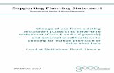 Supporting Planning Statement - The Lincolnite