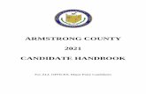 ARMSTRONG COUNTY 2021 CANDIDATE HANDBOOK
