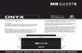 MBQ Onyx Amplifier Manual front cover - Maxxsonics
