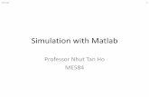 Simulation with Matlab - ecs.csun.edu