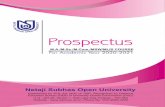 Prospectus (PG) 2020 - Netaji Subhas Open University