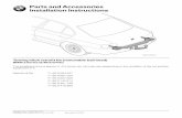Parts and Accessories Installation Instructions - BMW ETK