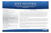 EPI NOTES - Florida Department of Health