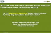 DETECTING MALICIOUS CLIENTS IN ISP NETWORKS USING …