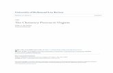 The Clemency Process in Virginia - University of Richmond