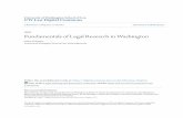 Fundamentals of Legal Research in Washington