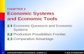 Chapter 2 Economic Systems and Economic Tools