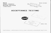 ACCEPTANCE TESTING - NASA