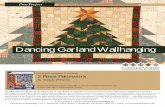 Dancing Garland Wallhanging - Quilting Digest