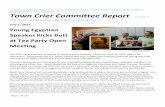 Samuel Adams Town Crier Committee Report