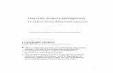 Unit OS5: Memory Management