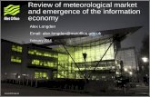 Review of meteorological market and emergence of the ...