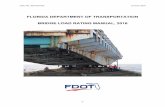 FLORIDA DEPARTMENT OF TRANSPORTATION BRIDGE LOAD …