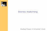 Stereo matching - CVG